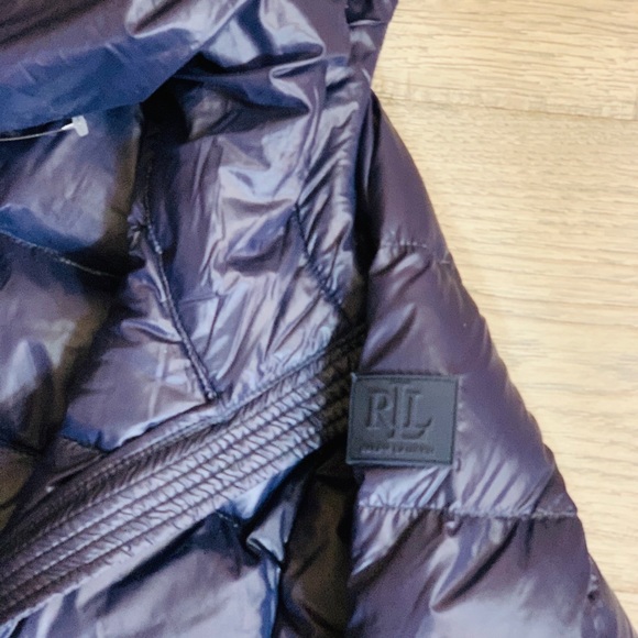 RALPH LAUREN PACKABLE LIGHTWEIGHT HOODED DOWN COAT - Picture 13 of 13